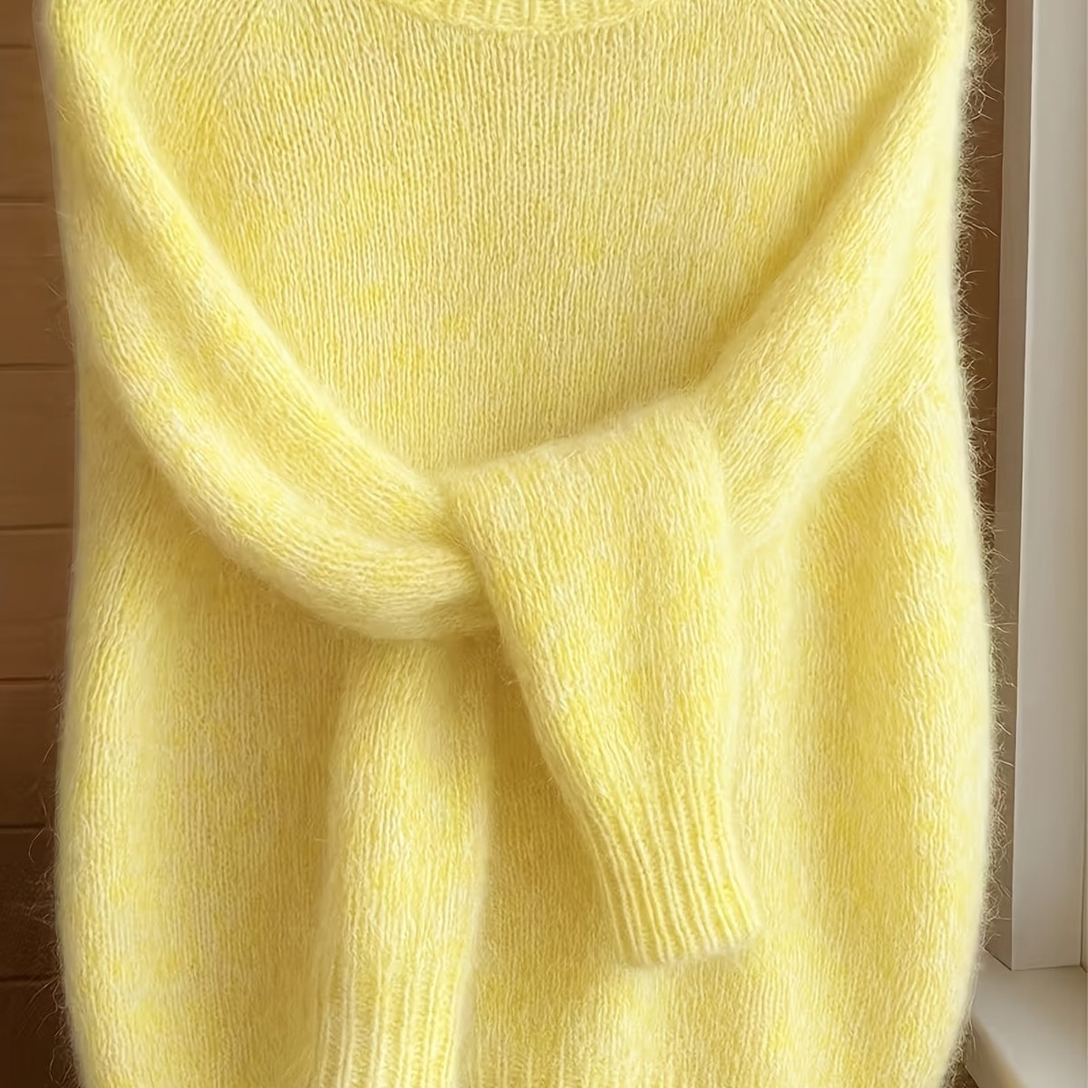 Marguerite - Pull Féminin Grosse Maille Col Rond