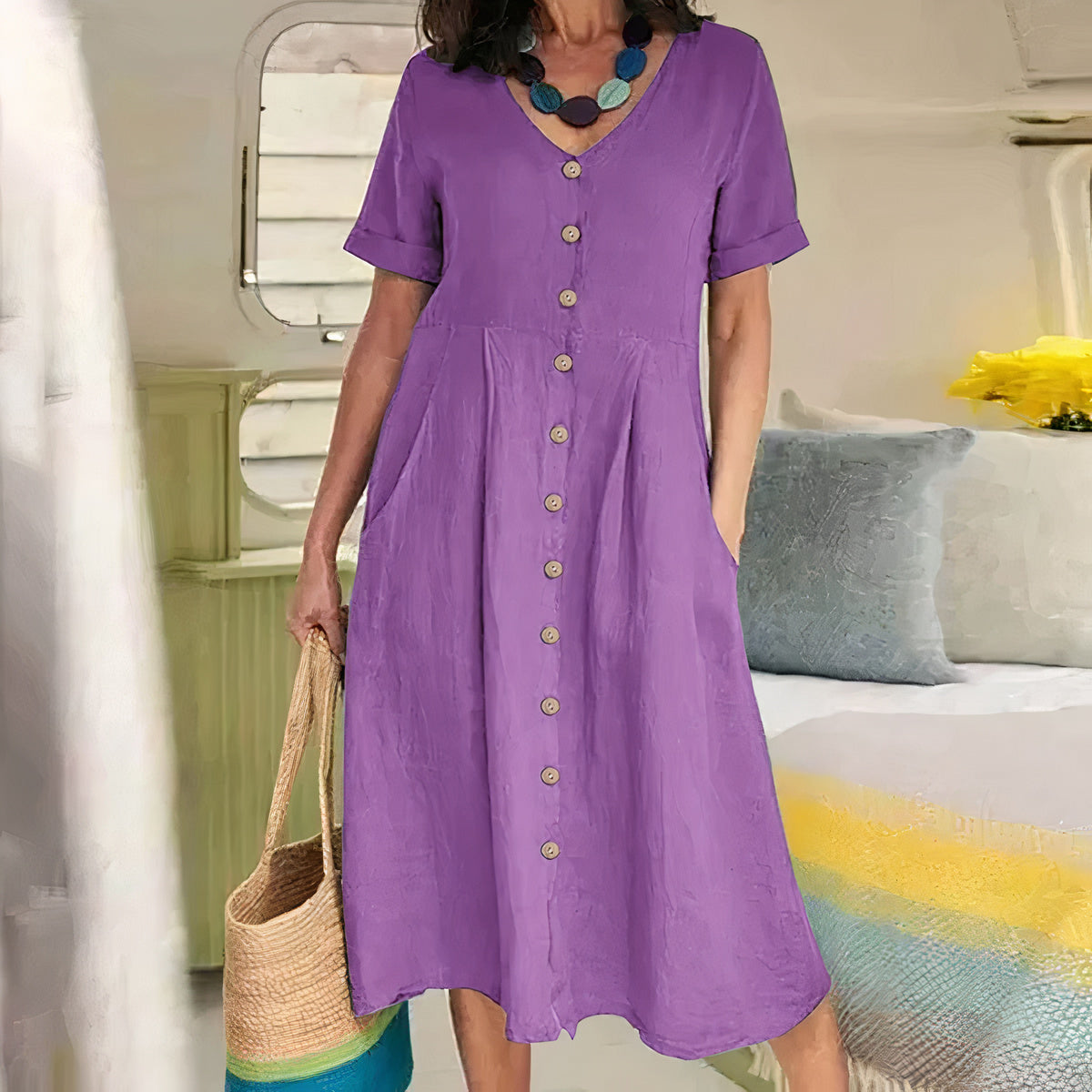 Delphine - Robe Fluide Légère