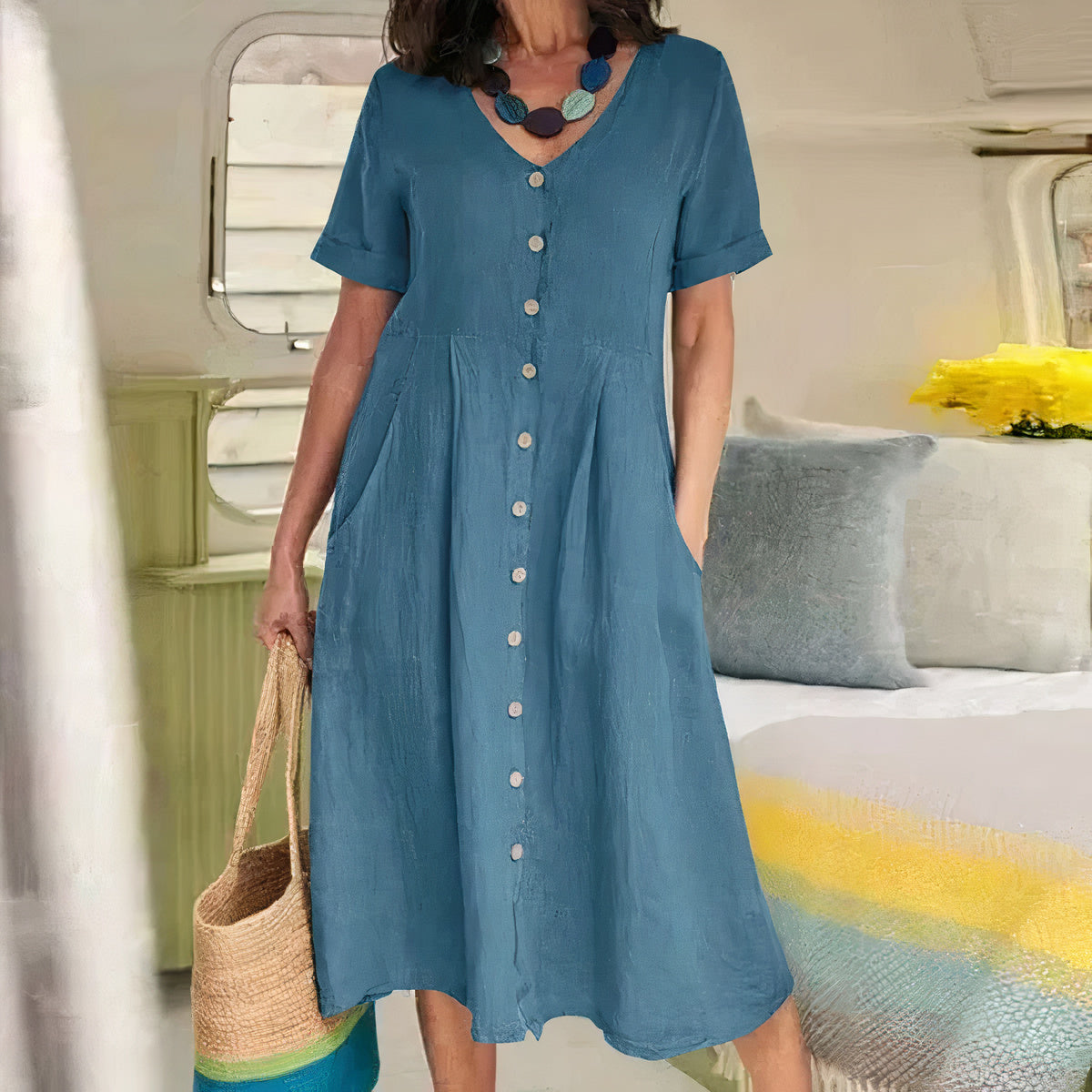 Delphine - Robe Fluide Légère