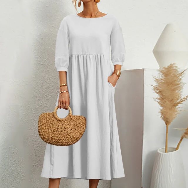 Stéphanie - Robe Midi Confortable