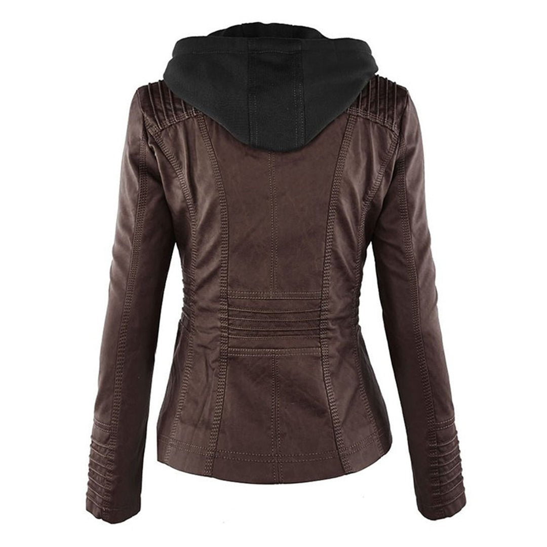Nathalie - Veste Chic Simili Cuir