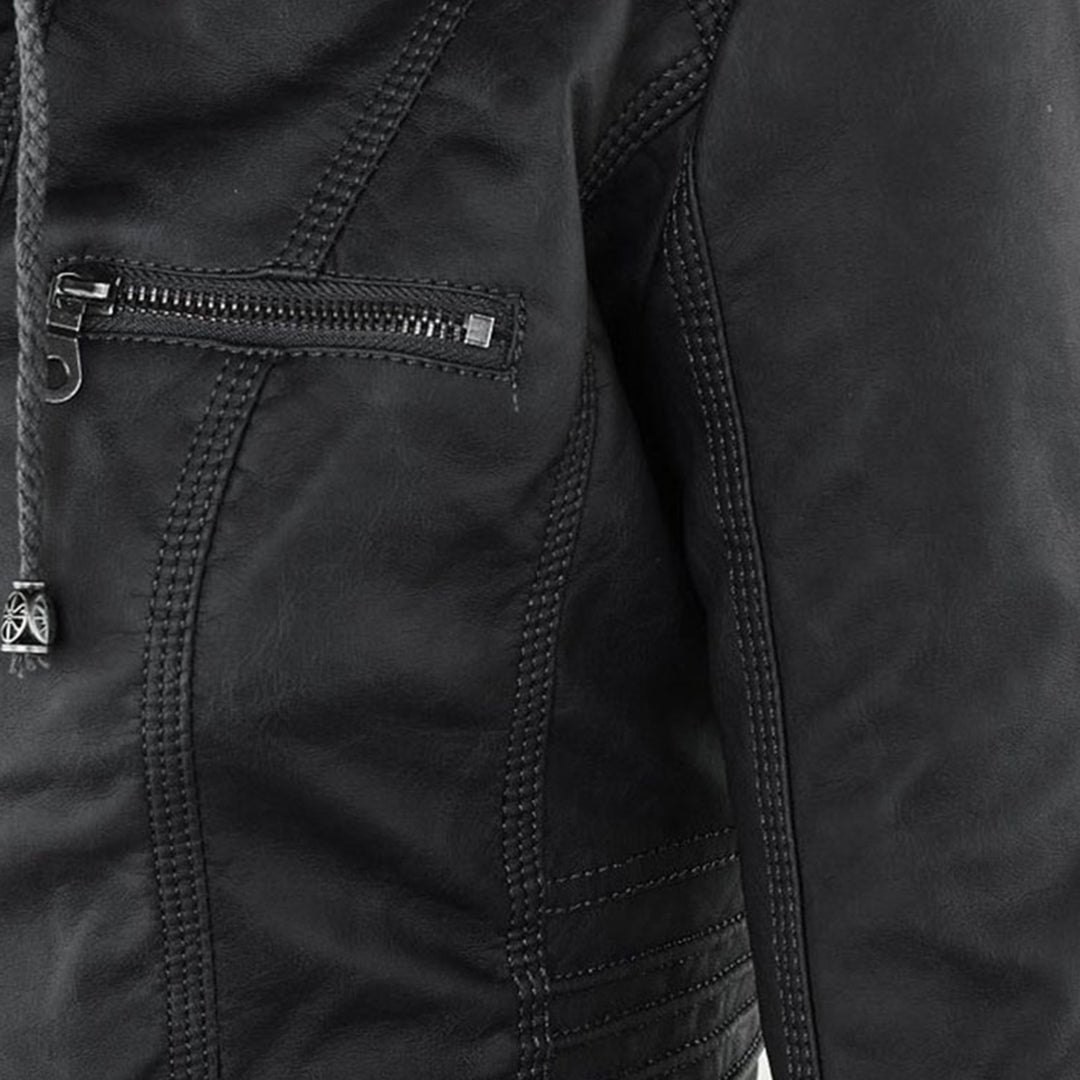 Nathalie - Veste Chic Simili Cuir