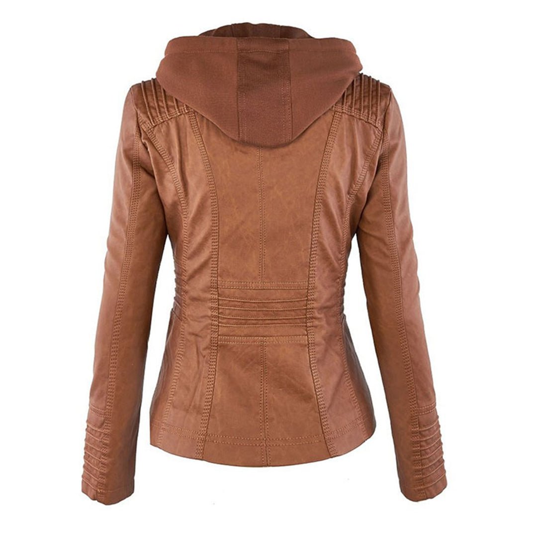 Nathalie - Veste Chic Simili Cuir