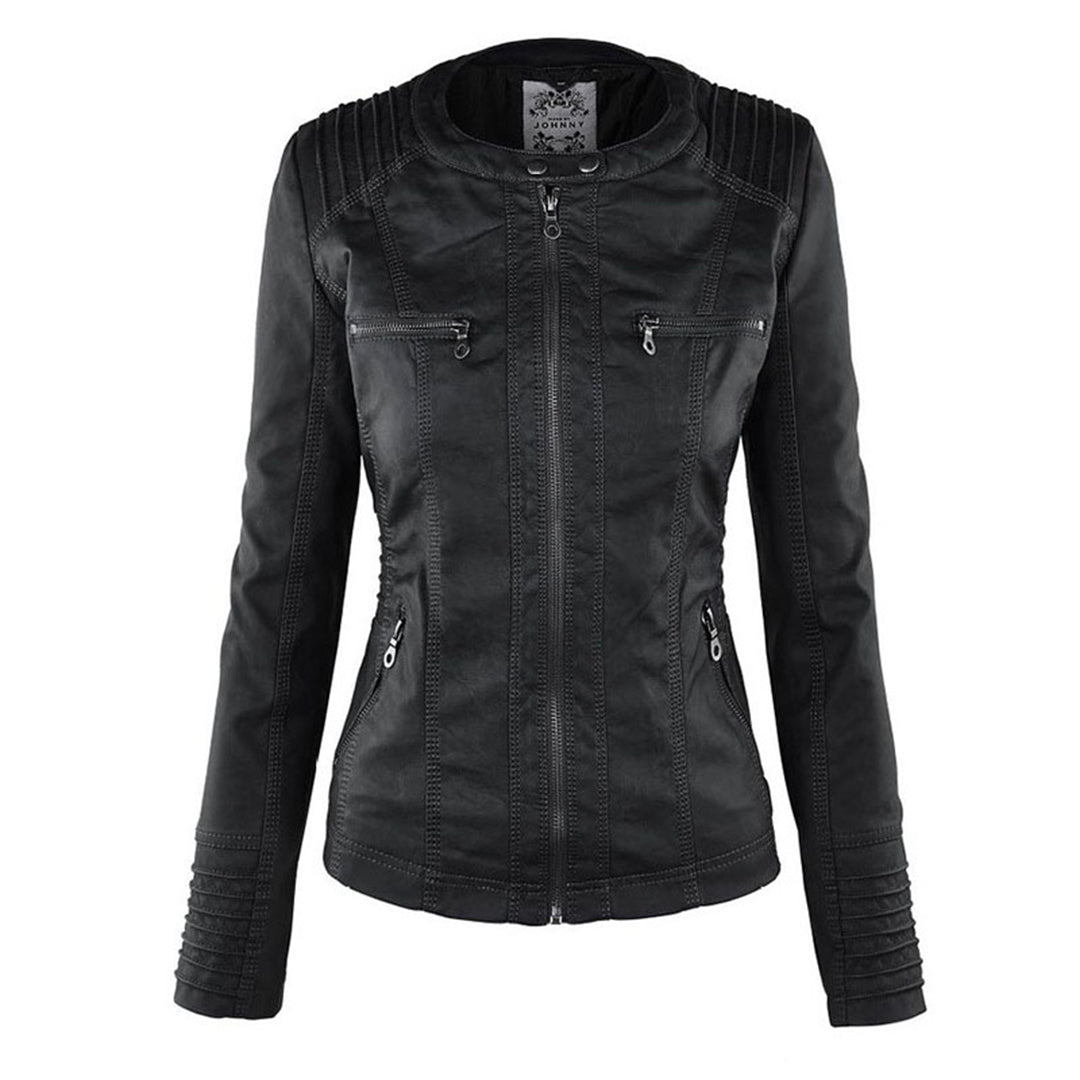 Nathalie - Veste Chic Simili Cuir