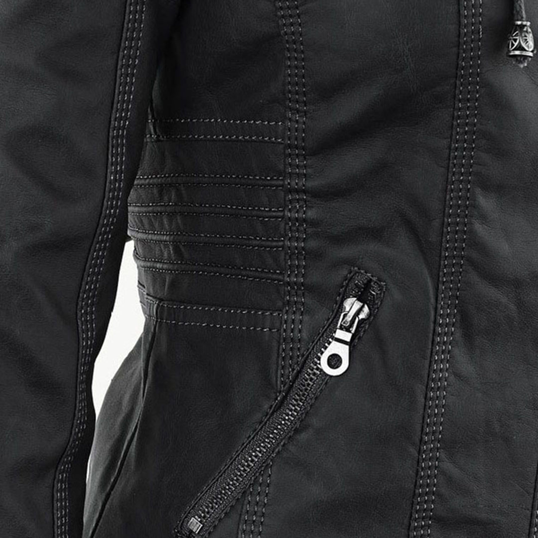 Nathalie - Veste Chic Simili Cuir