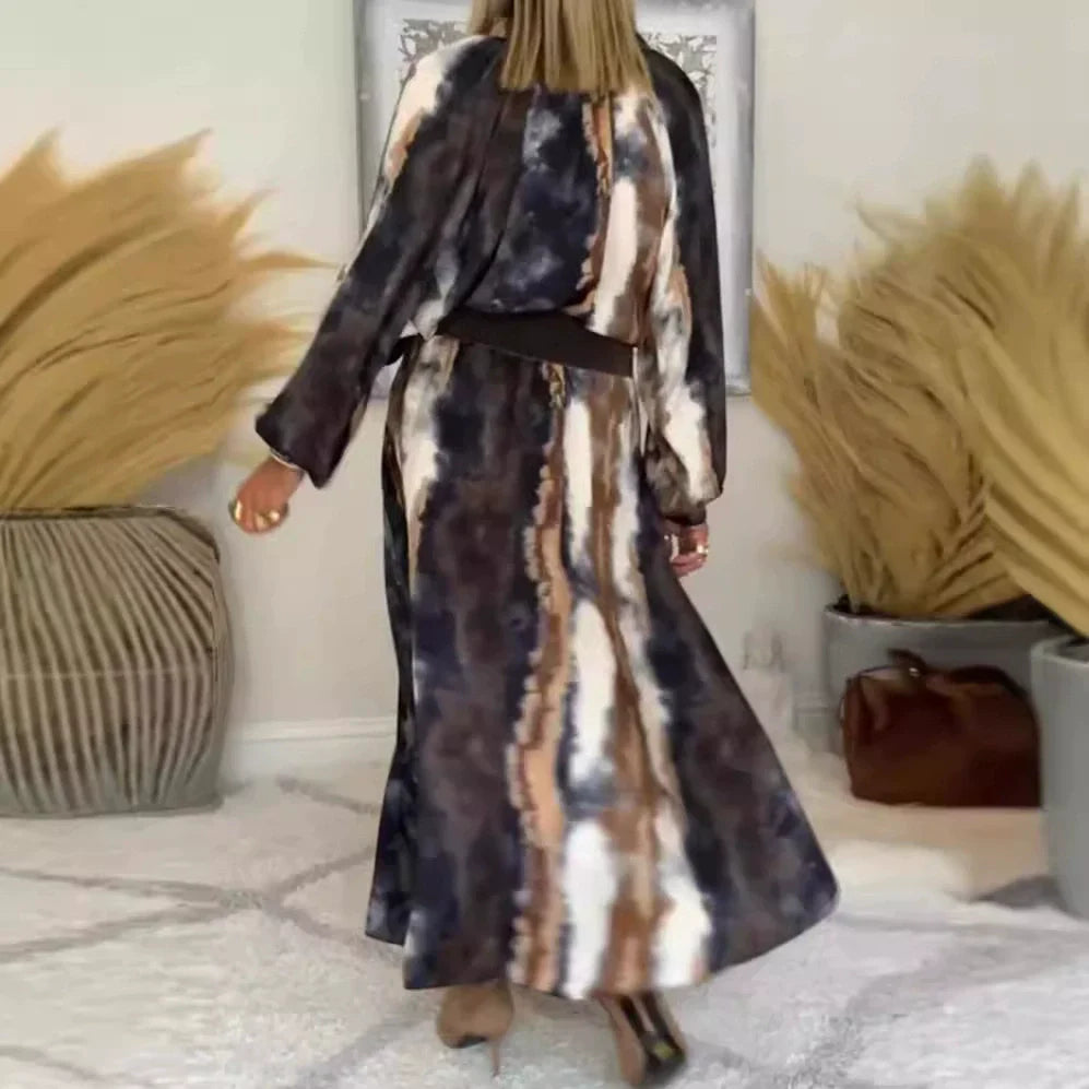 Karima - Belle Robe d'Été à Carreaux Femme