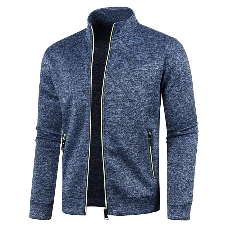 Julien - Veste Élégante Zippée Col Montant