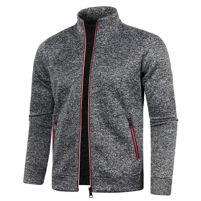 Julien - Veste Élégante Zippée Col Montant