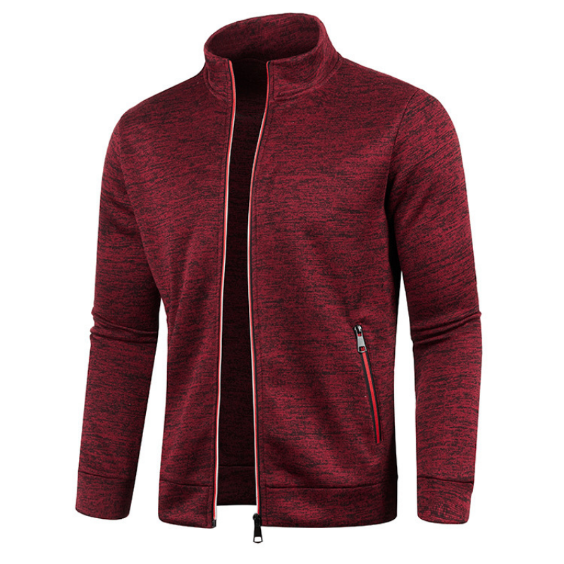 Julien - Veste Élégante Zippée Col Montant