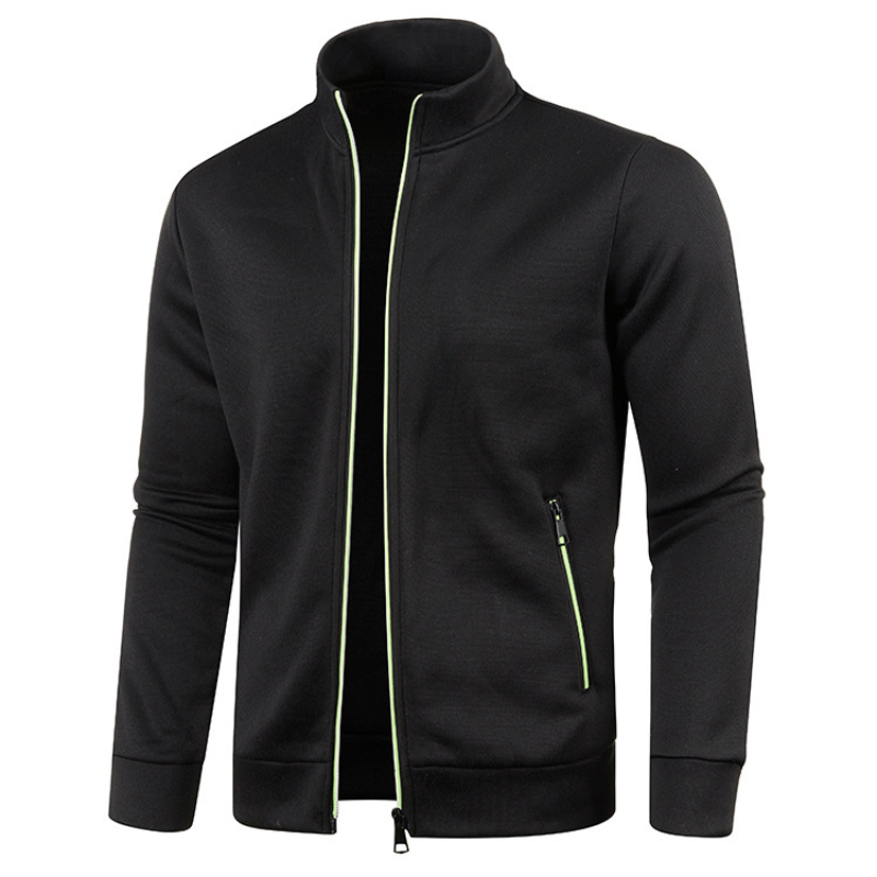 Julien - Veste Élégante Zippée Col Montant