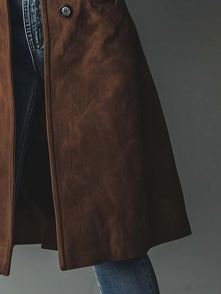 Brigitte | Trench Chic Long Daim