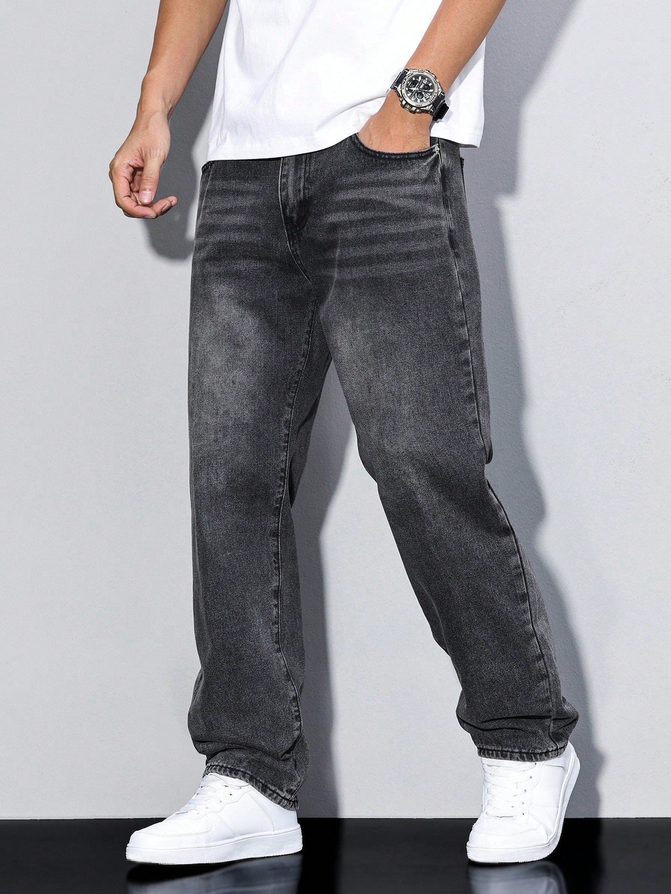 Alejandro - Jean Baggy Confortable Homme
