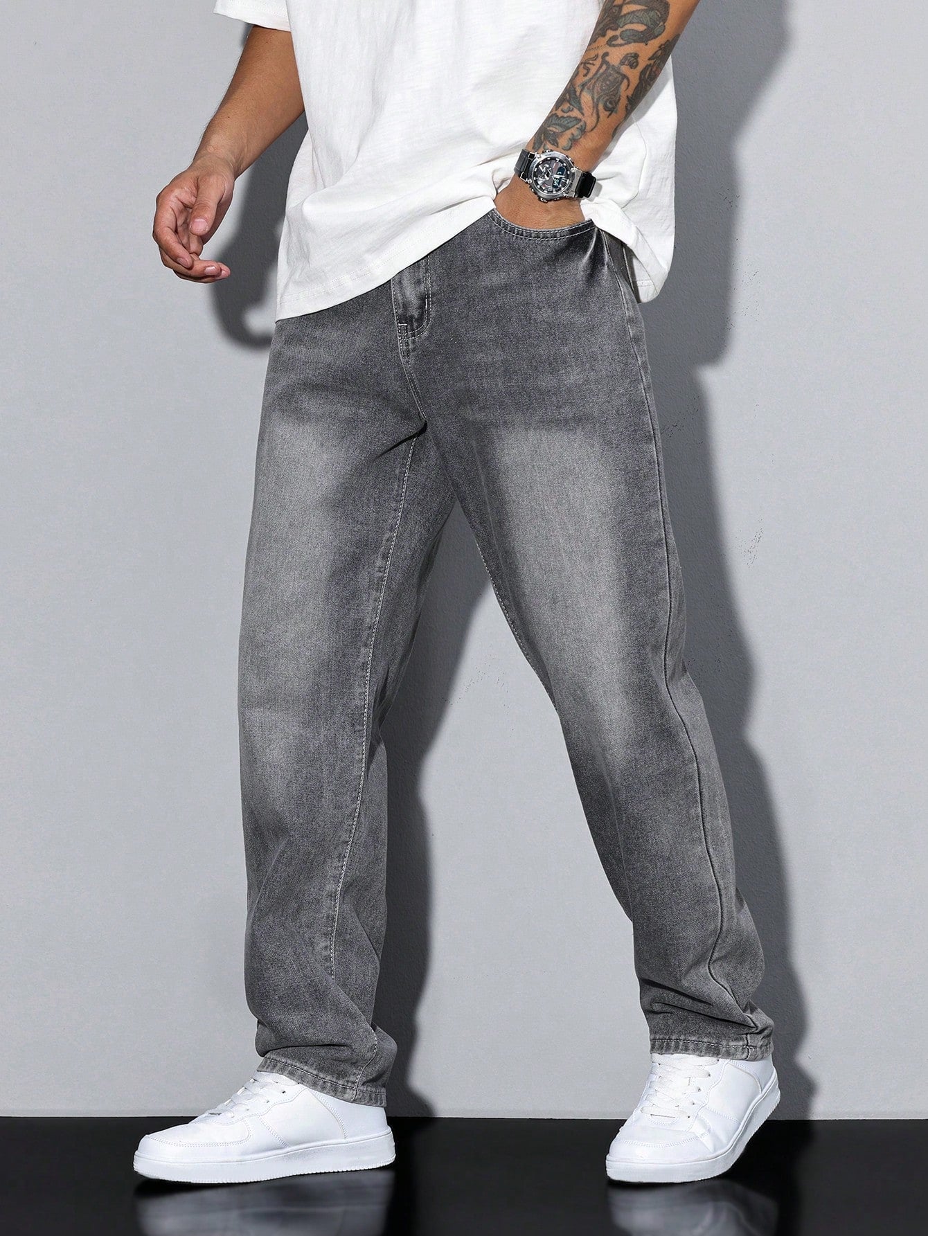 Alejandro - Jean Baggy Confortable Homme