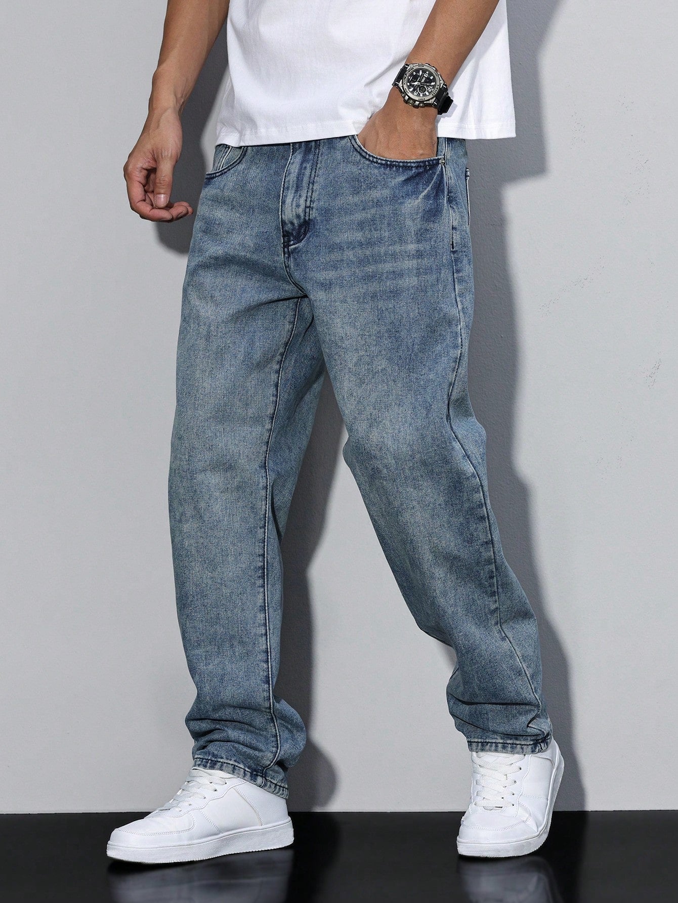 Alejandro - Jean Baggy Confortable Homme