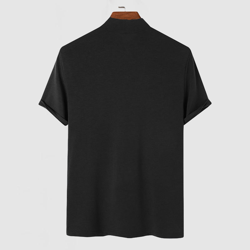 Adrian - T-Shirt Col Roulé Casual Homme