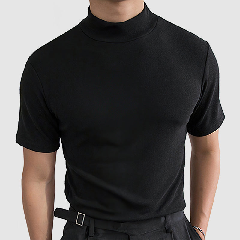 Adrian - T-Shirt Col Roulé Casual Homme