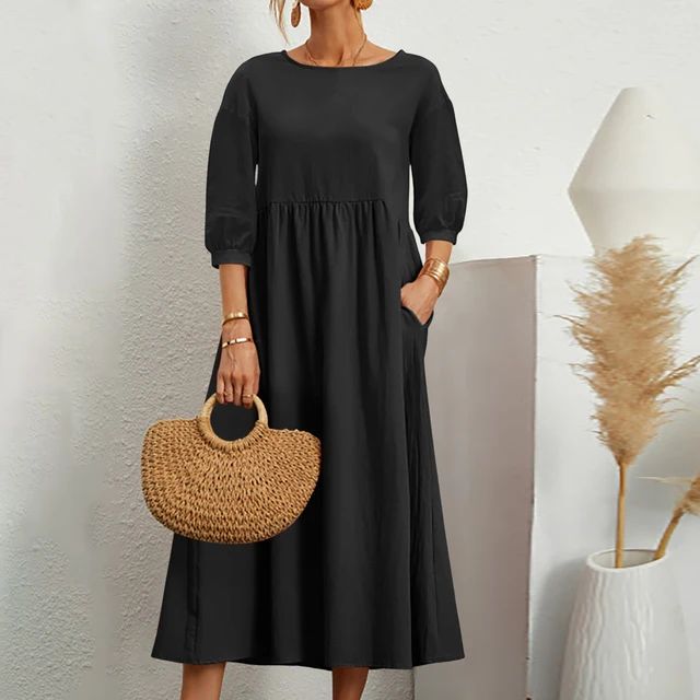 Stéphanie - Robe Midi Confortable