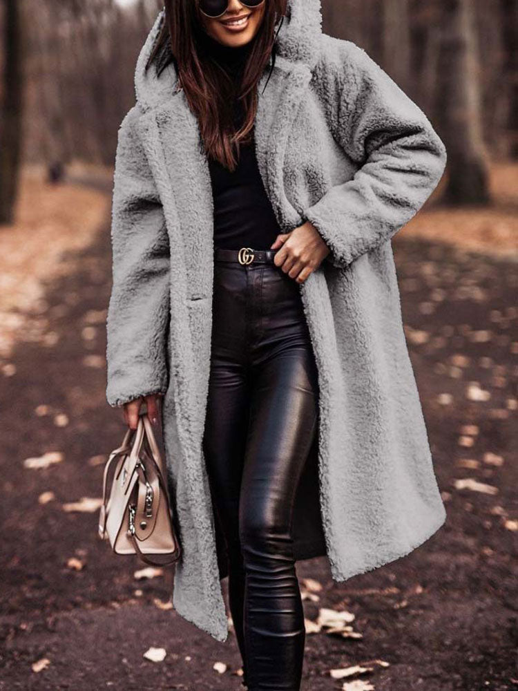 Stéphanie - Manteau Chic Chaud à Capuche