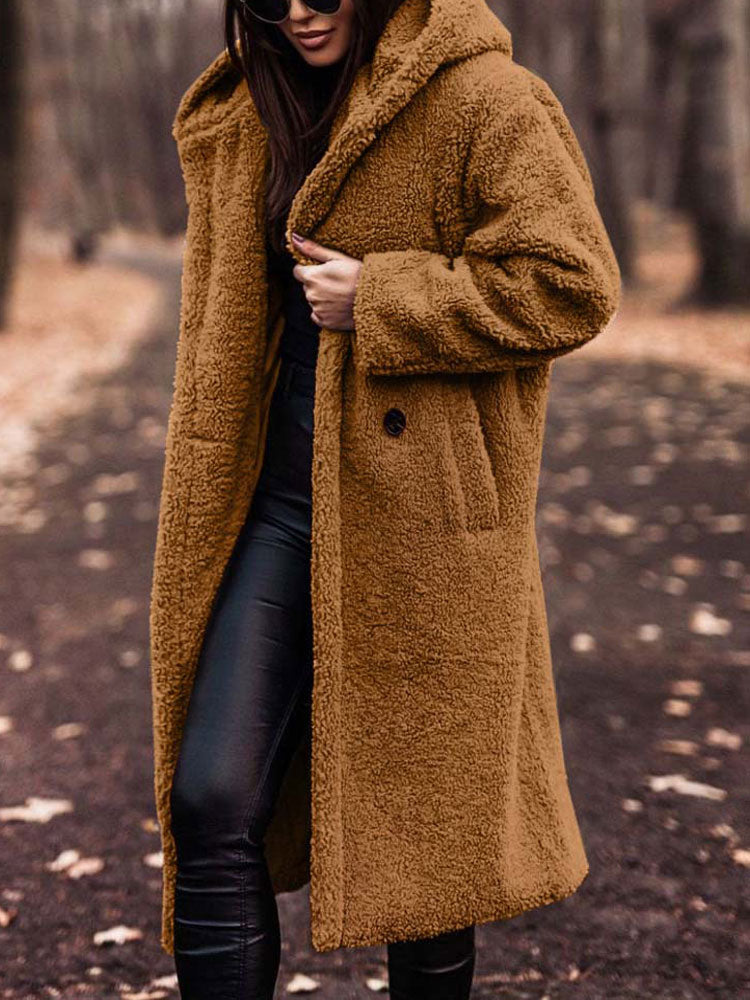 Stéphanie - Manteau Chic Chaud à Capuche
