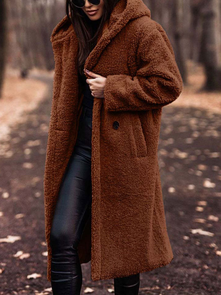 Stéphanie - Manteau Chic Chaud à Capuche