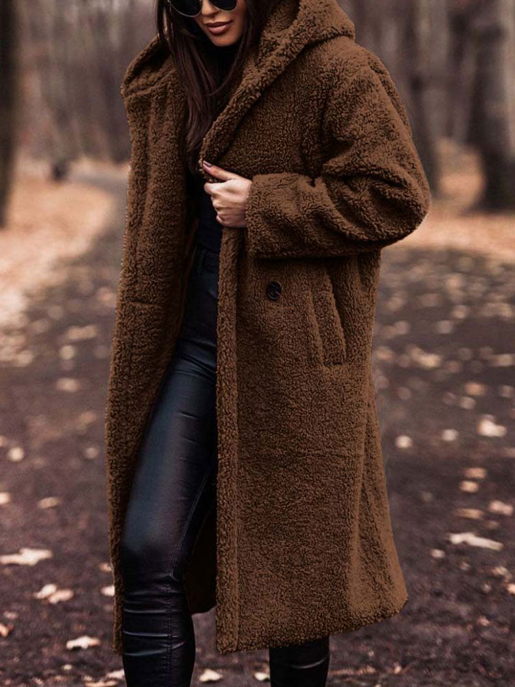Stéphanie - Manteau Chic Chaud à Capuche