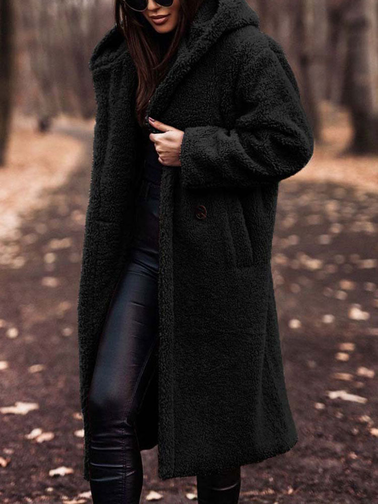 Stéphanie - Manteau Chic Chaud à Capuche