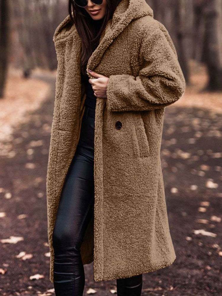 Stéphanie - Manteau Chic Chaud à Capuche