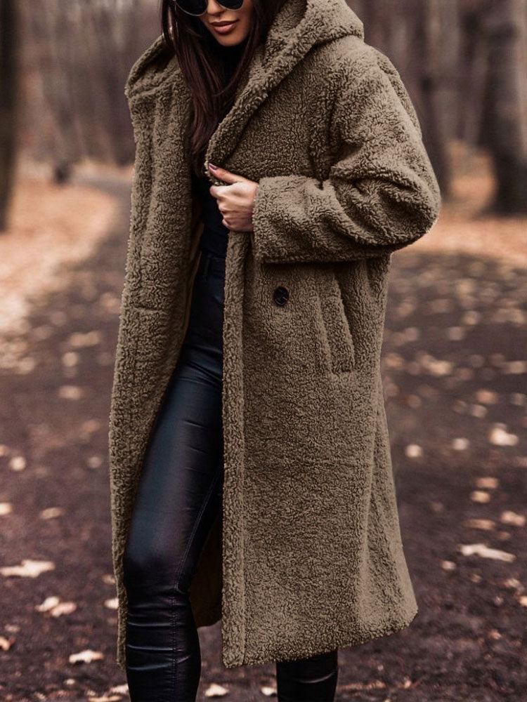 Stéphanie - Manteau Chic Chaud à Capuche
