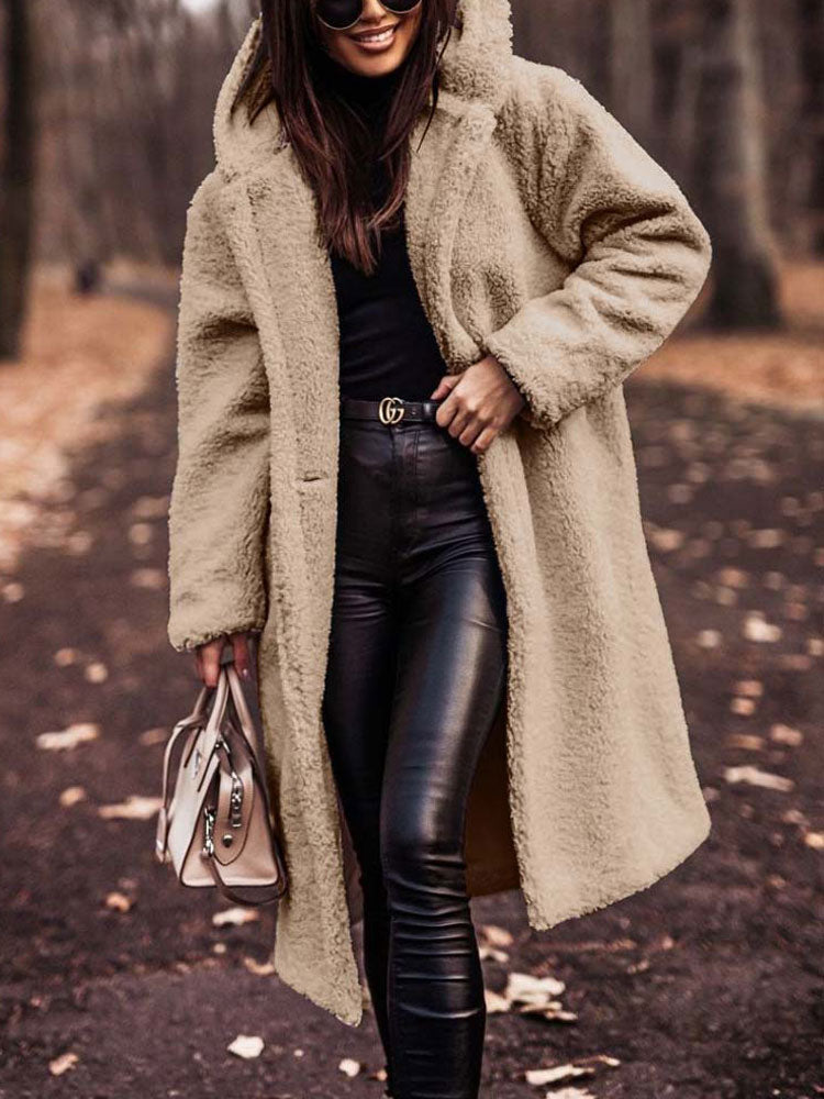 Stéphanie - Manteau Chic Chaud à Capuche