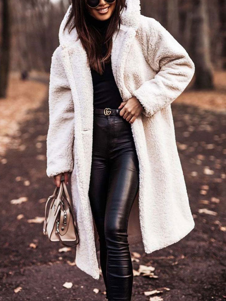 Stéphanie - Manteau Chic Chaud à Capuche