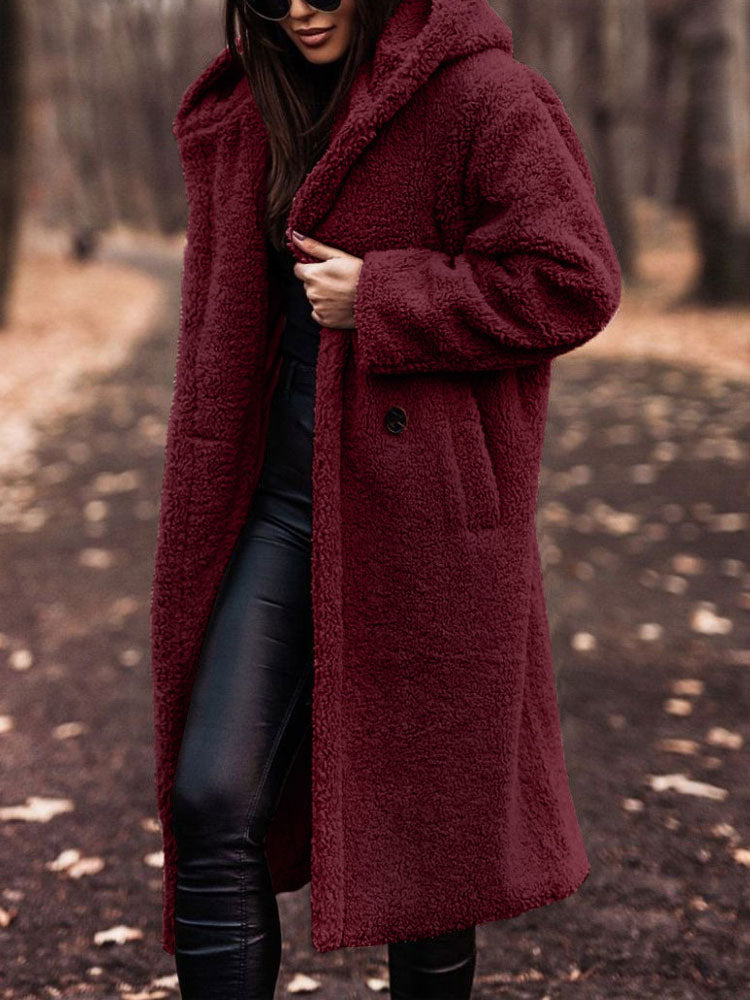 Stéphanie - Manteau Chic Chaud à Capuche
