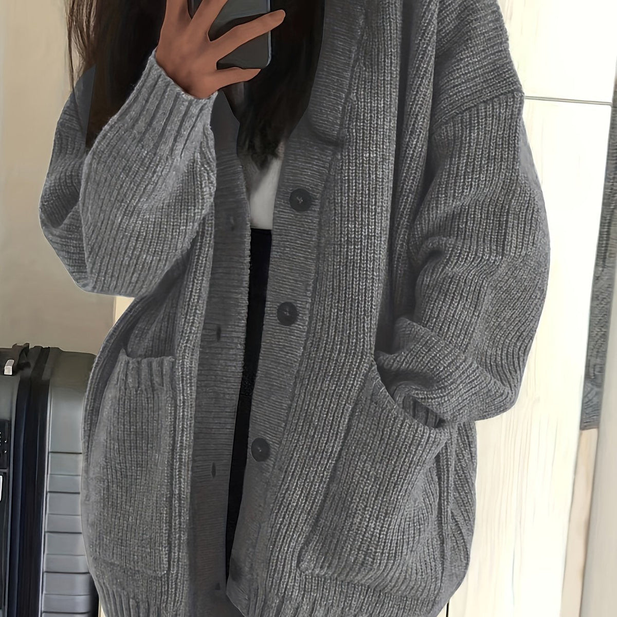 Chloé - Cardigan Chic Oversize Grosse Maille