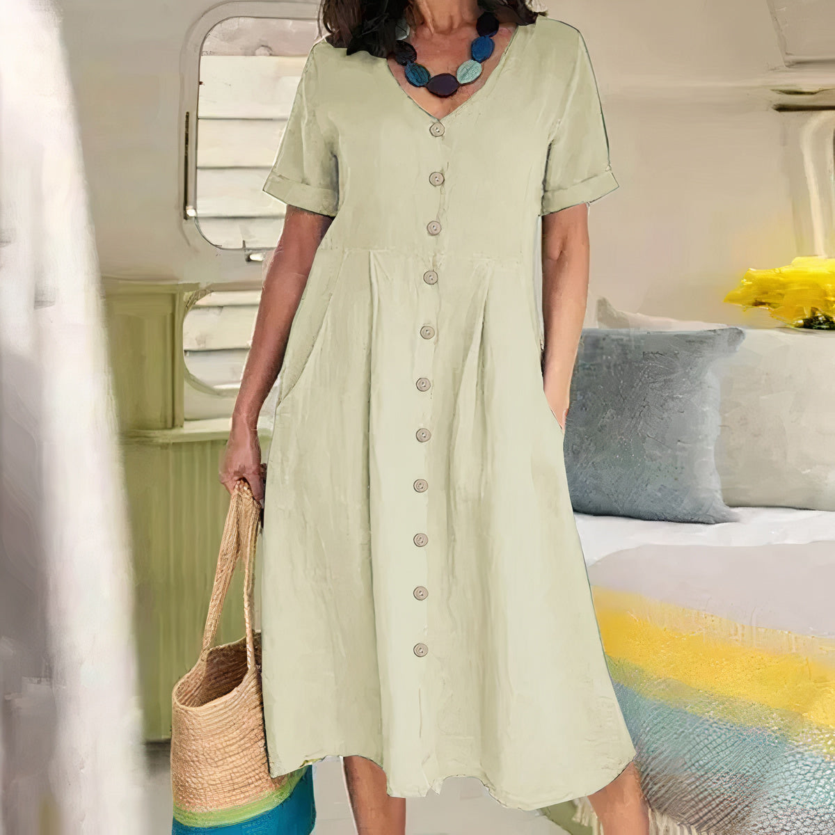 Delphine - Robe Fluide Légère