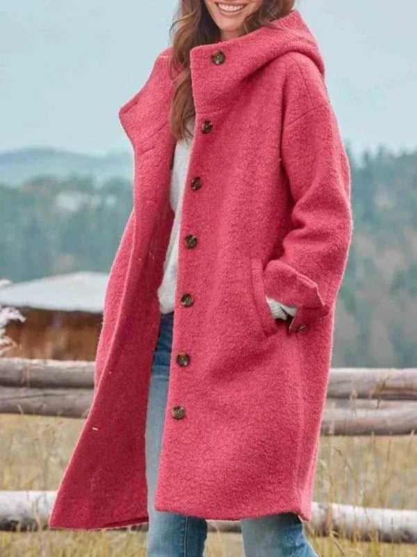 Céline | Manteau Élégant Long Chaud