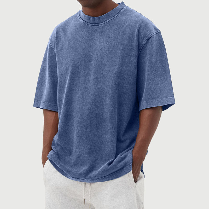 Frédéric - T-Shirt Vintage Délavé Oversize Homme