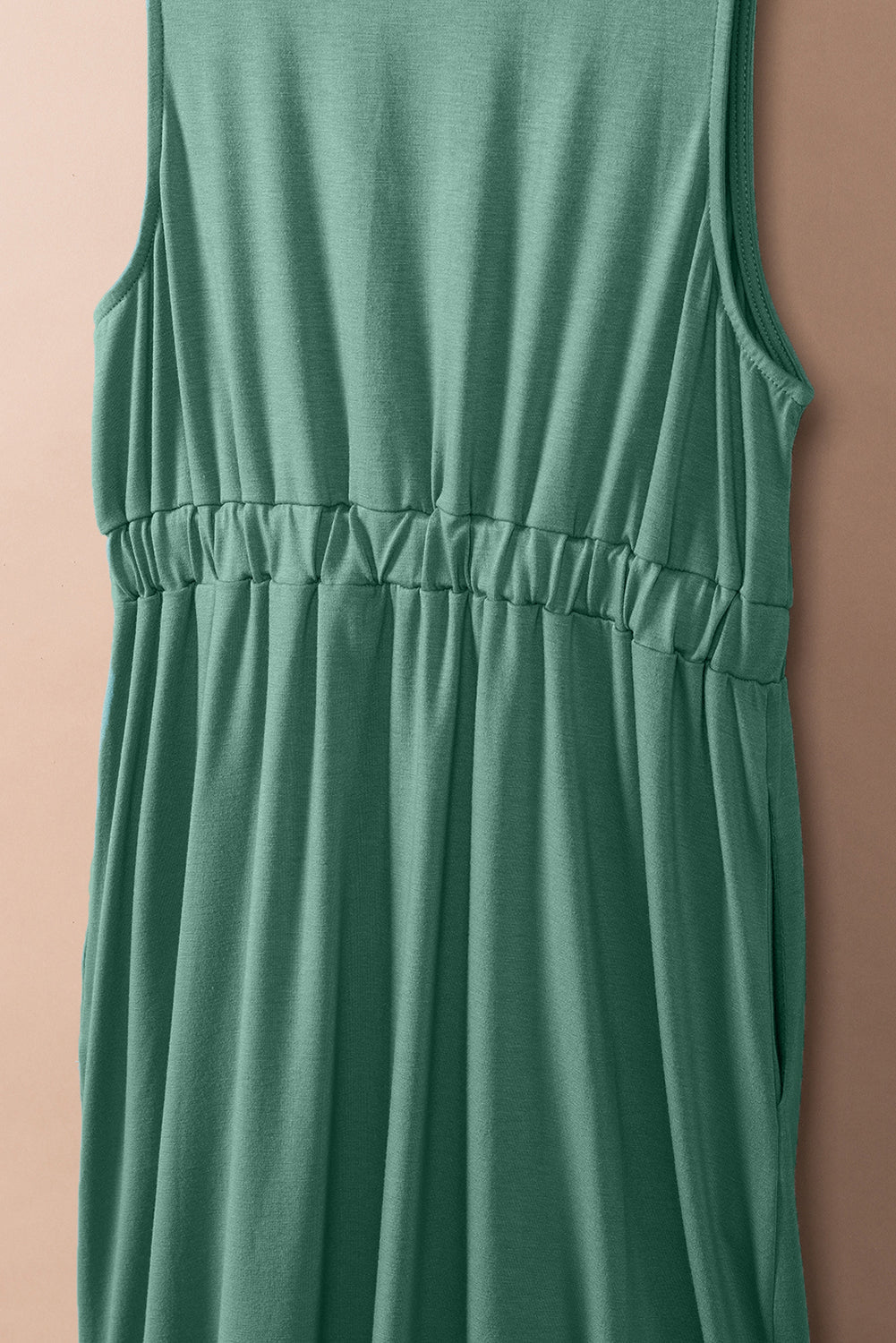Maëlys - Robe mini - Sans manches, Taille haute, Boutons, Femme