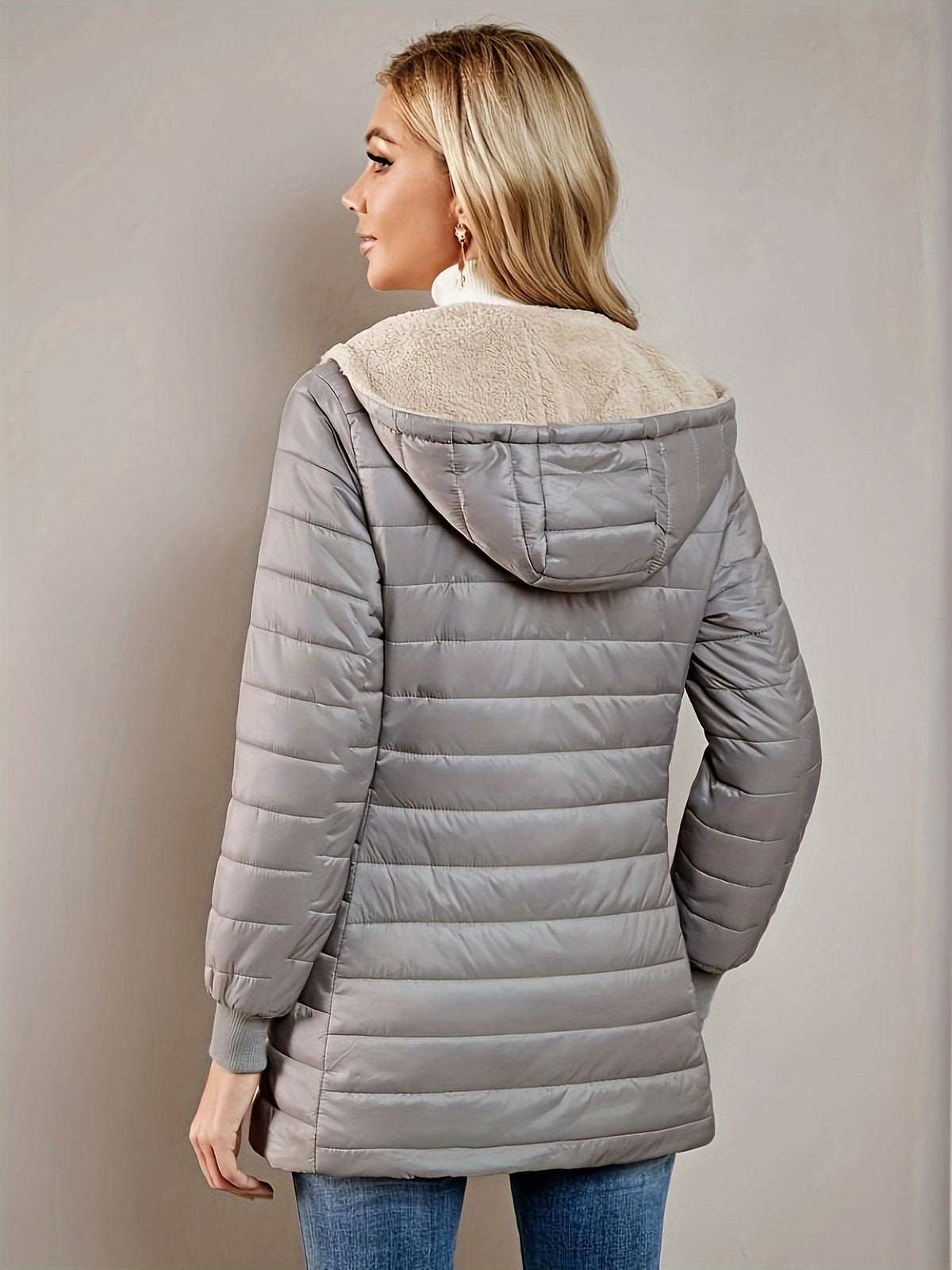 Priya - Doudoune Chic Mi-Longue Doublée