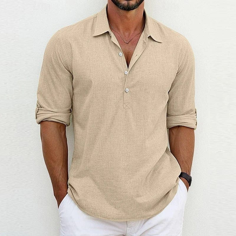 Pedro - Polo Lin Casual Homme