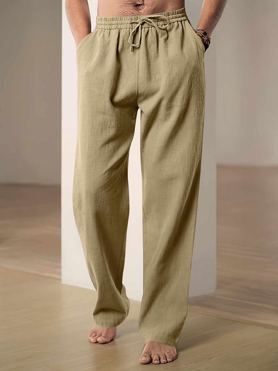 Vicente - Pantalon Lin Léger Homme