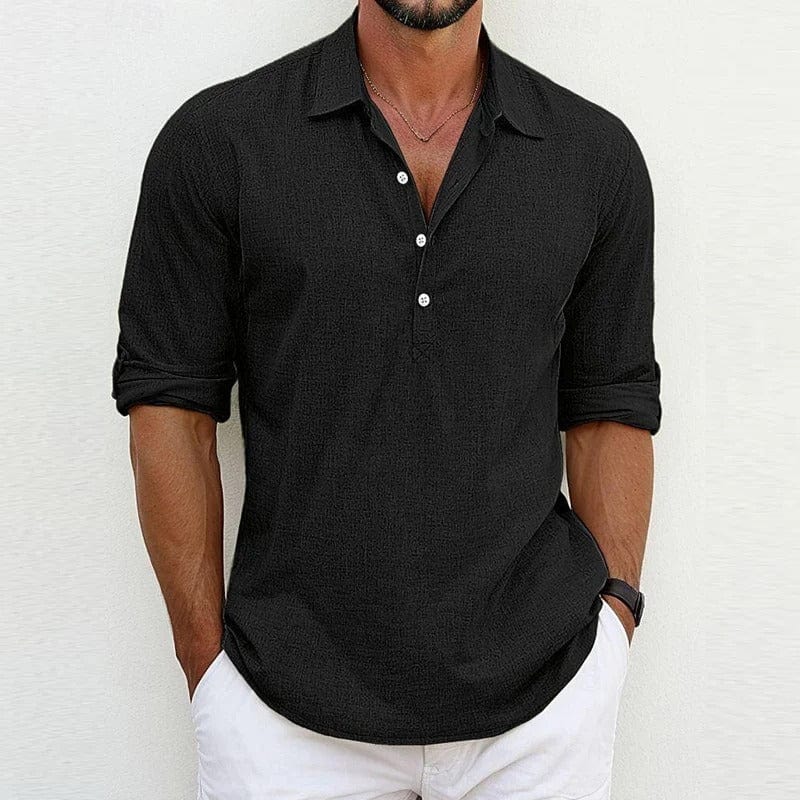 Pedro - Polo Lin Casual Homme