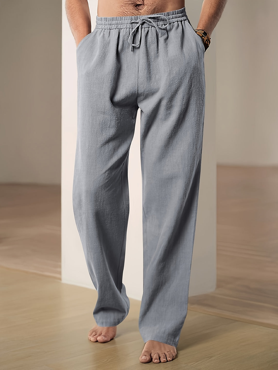 Vicente - Pantalon Lin Léger Homme