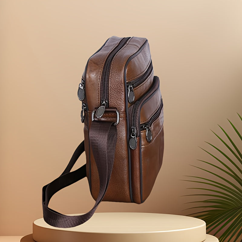 Manuel - Sacoche Cuir Pratique Homme
