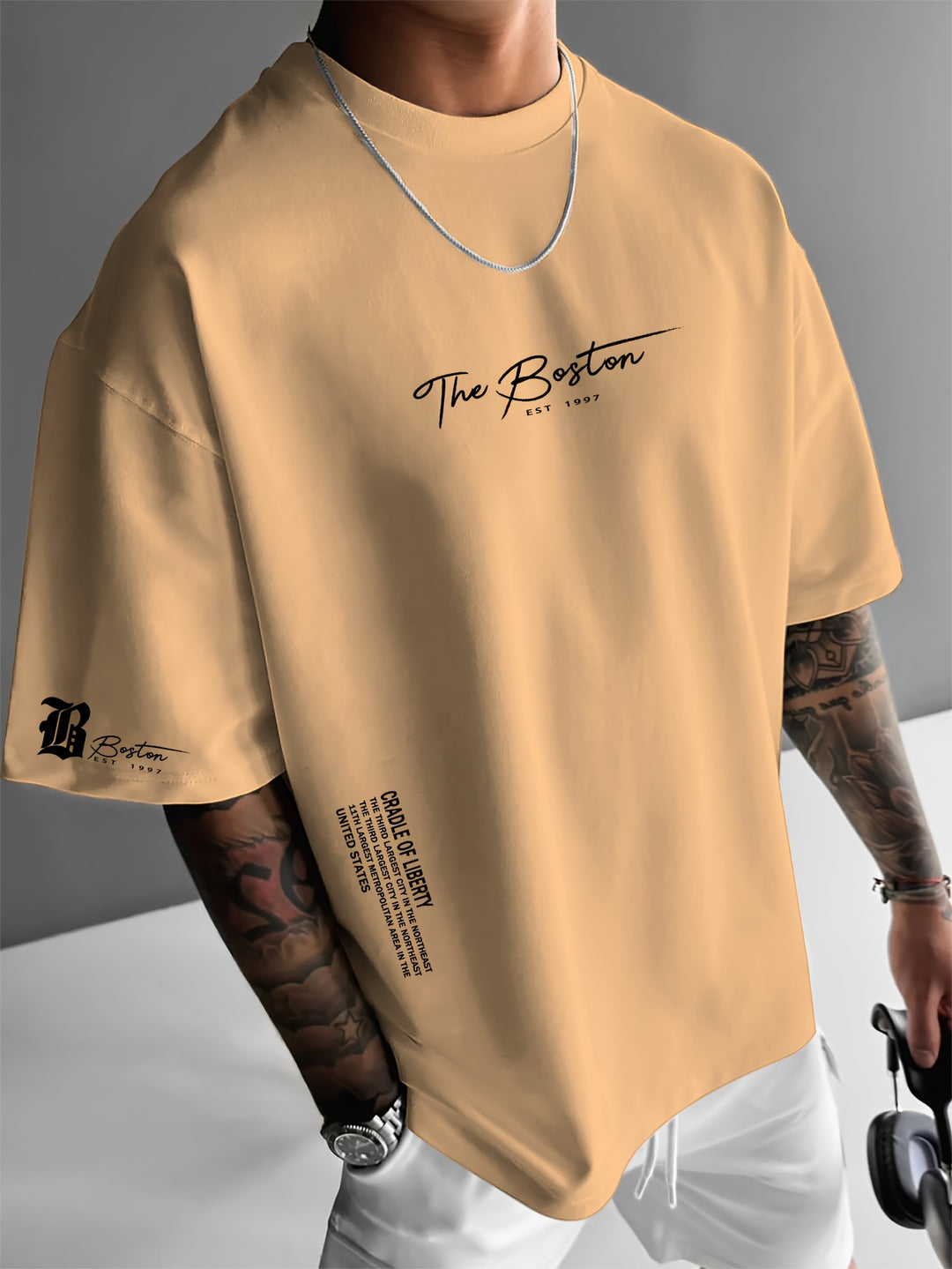 Ruben - T-Shirt Imprimé Casual Homme
