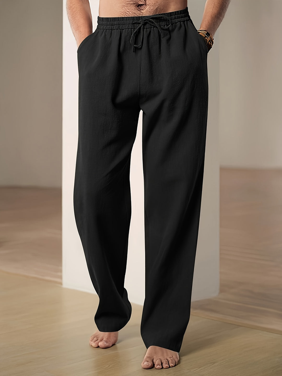 Vicente - Pantalon Lin Léger Homme