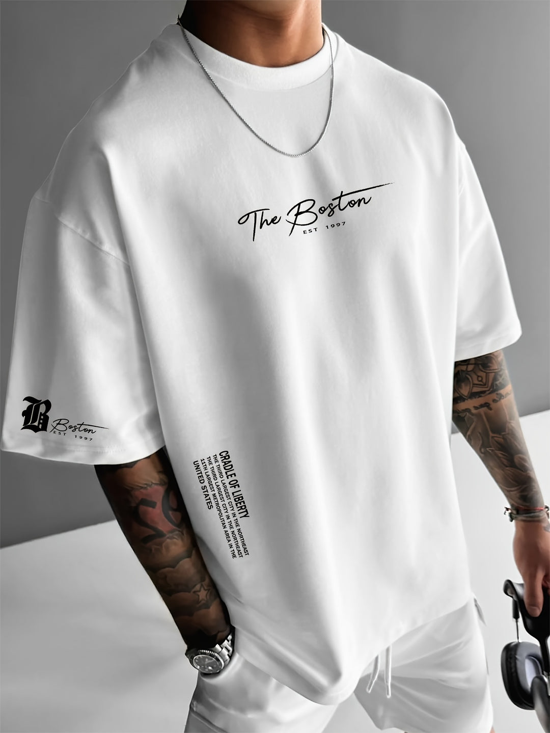 Ruben - T-Shirt Imprimé Casual Homme