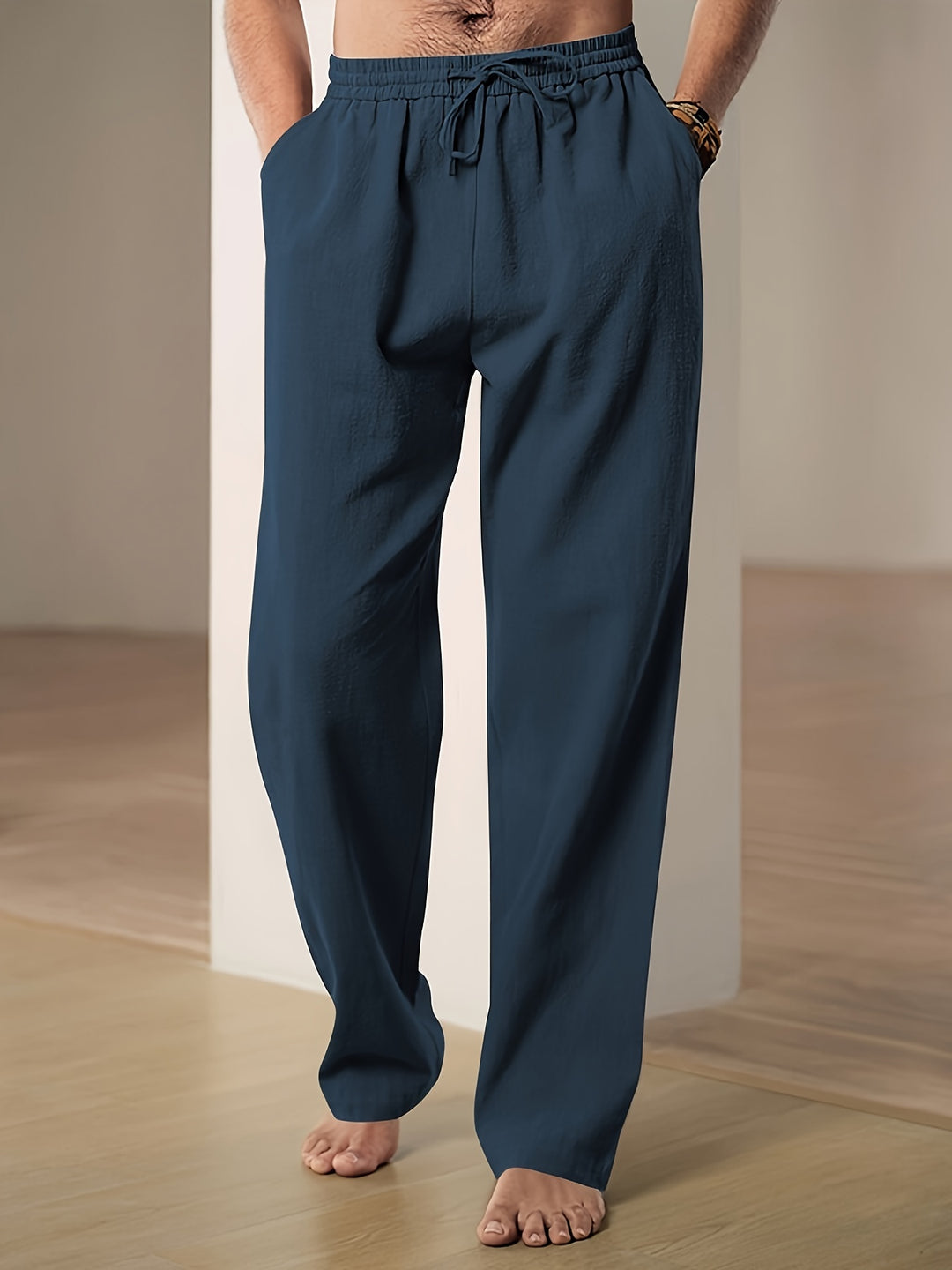 Vicente - Pantalon Lin Léger Homme