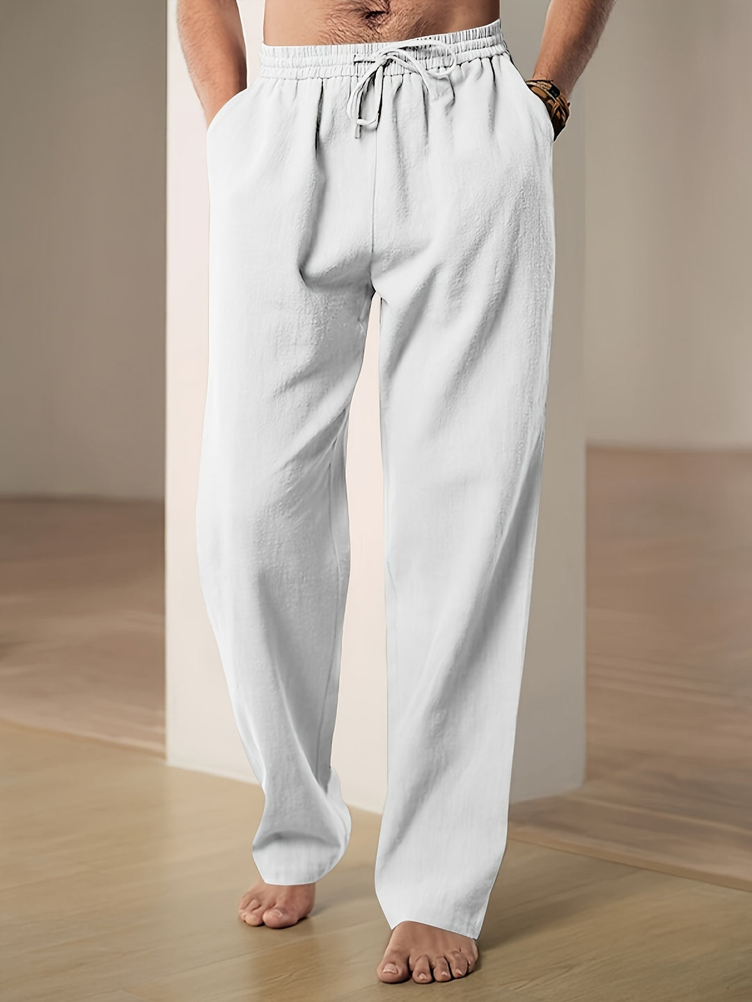 Vicente - Pantalon Lin Léger Homme