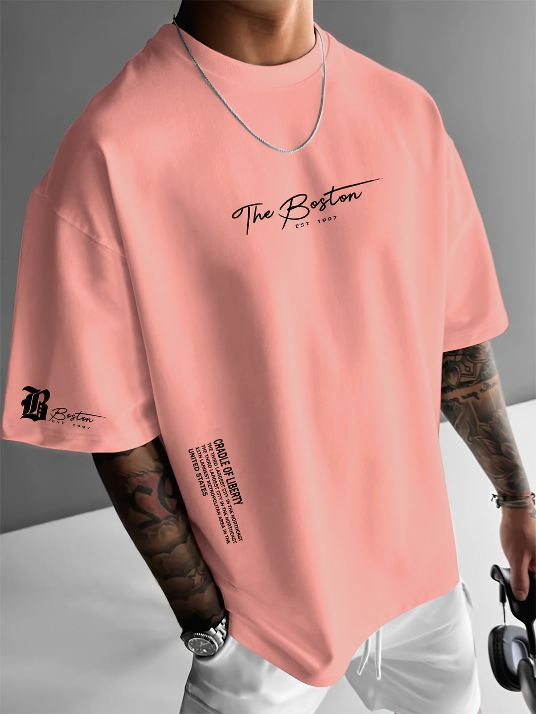 Ruben - T-Shirt Imprimé Casual Homme
