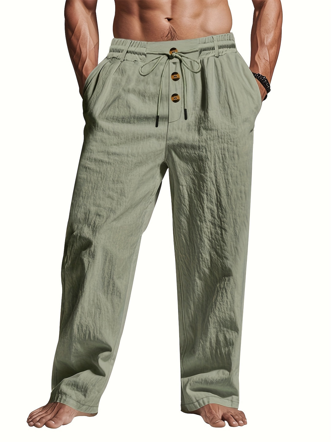 Gabriel - Pantalon Lin Léger Homme