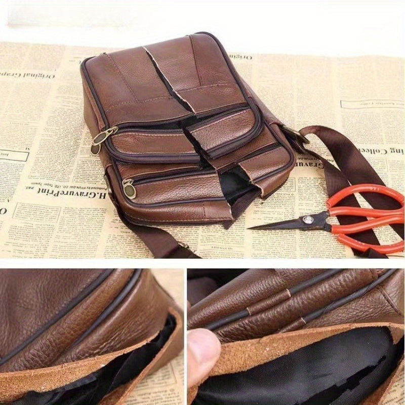 Manuel - Sacoche Cuir Pratique Homme